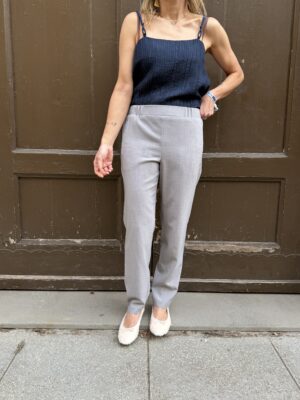Pantalone York, grigio mélange
