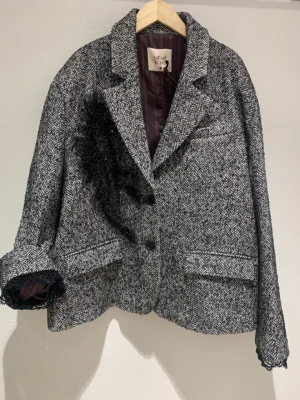 Giacca in tweed pied-de-poule